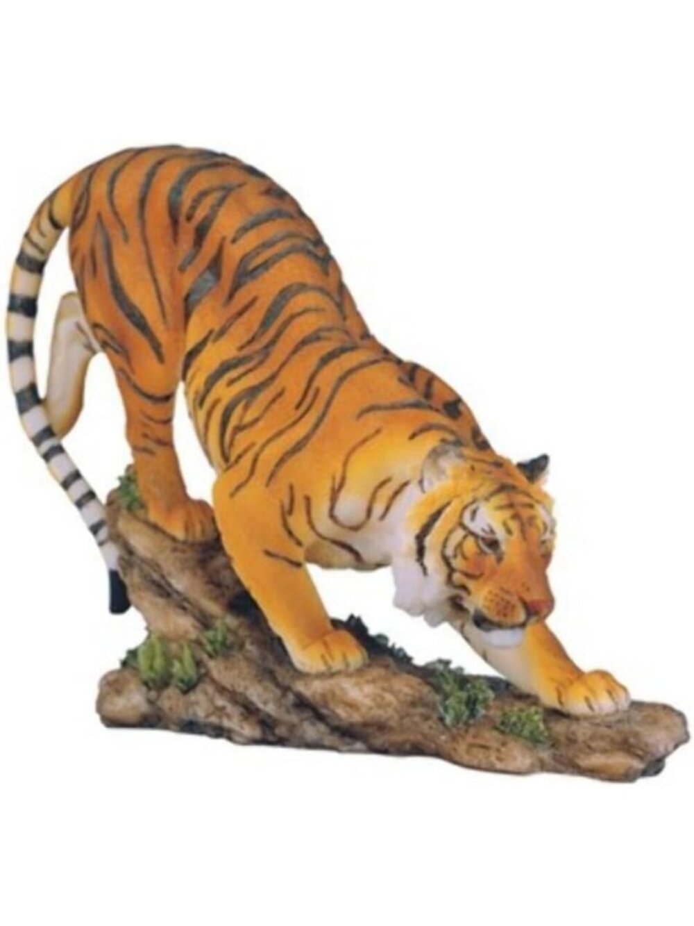Bengal Tiger Collectible Figurine | Wild Cat Animal Decoration Statue for Home